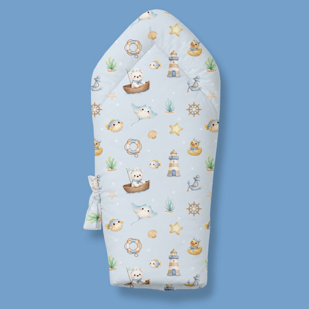 Organic Baby Wrap - Ocean Pals