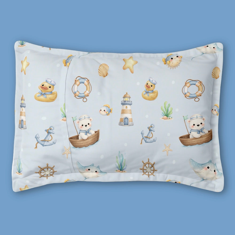Organic Baby Pillow - Ocean Pals