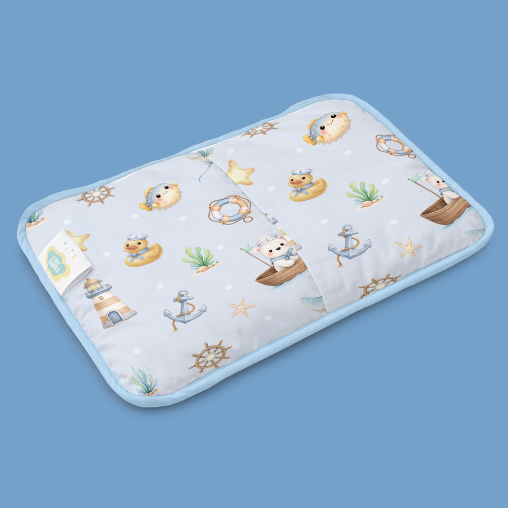 Organic Rai Pillow - Ocean Pals
