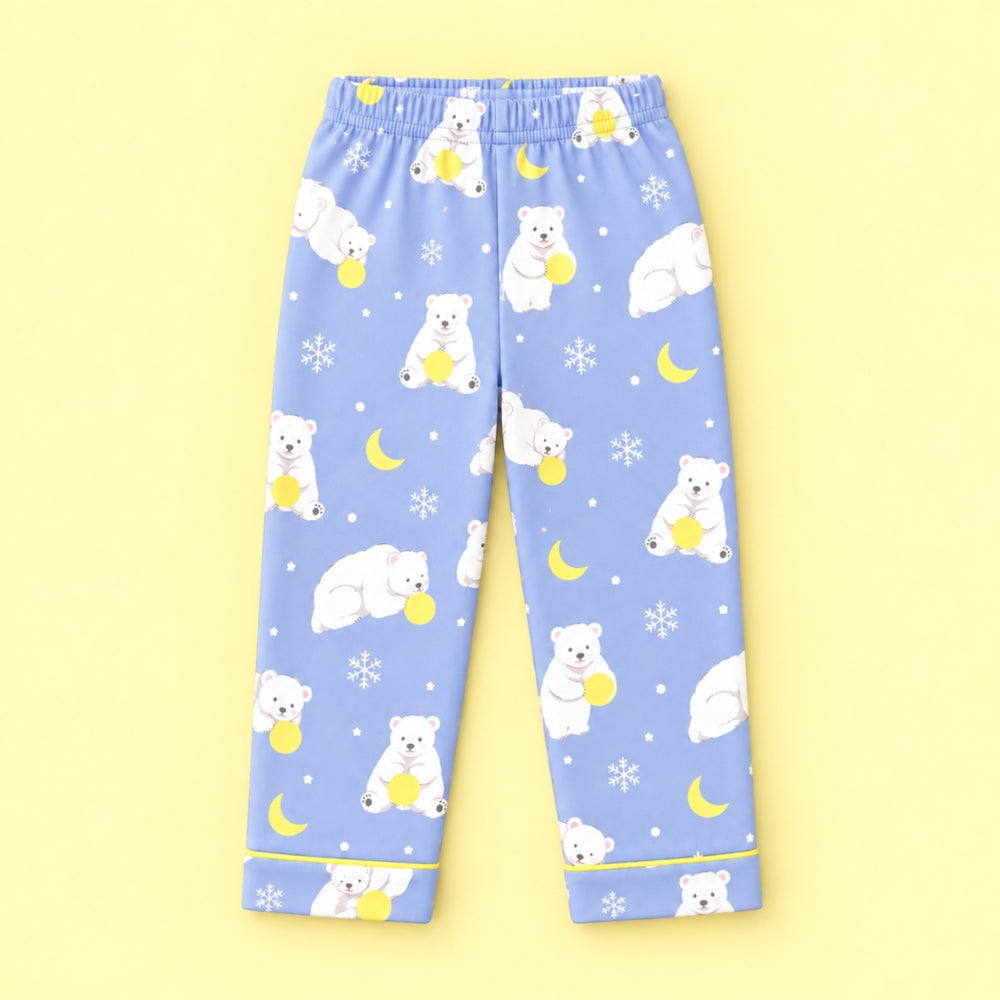 Pure Cotton Night Suit - Polar Bear