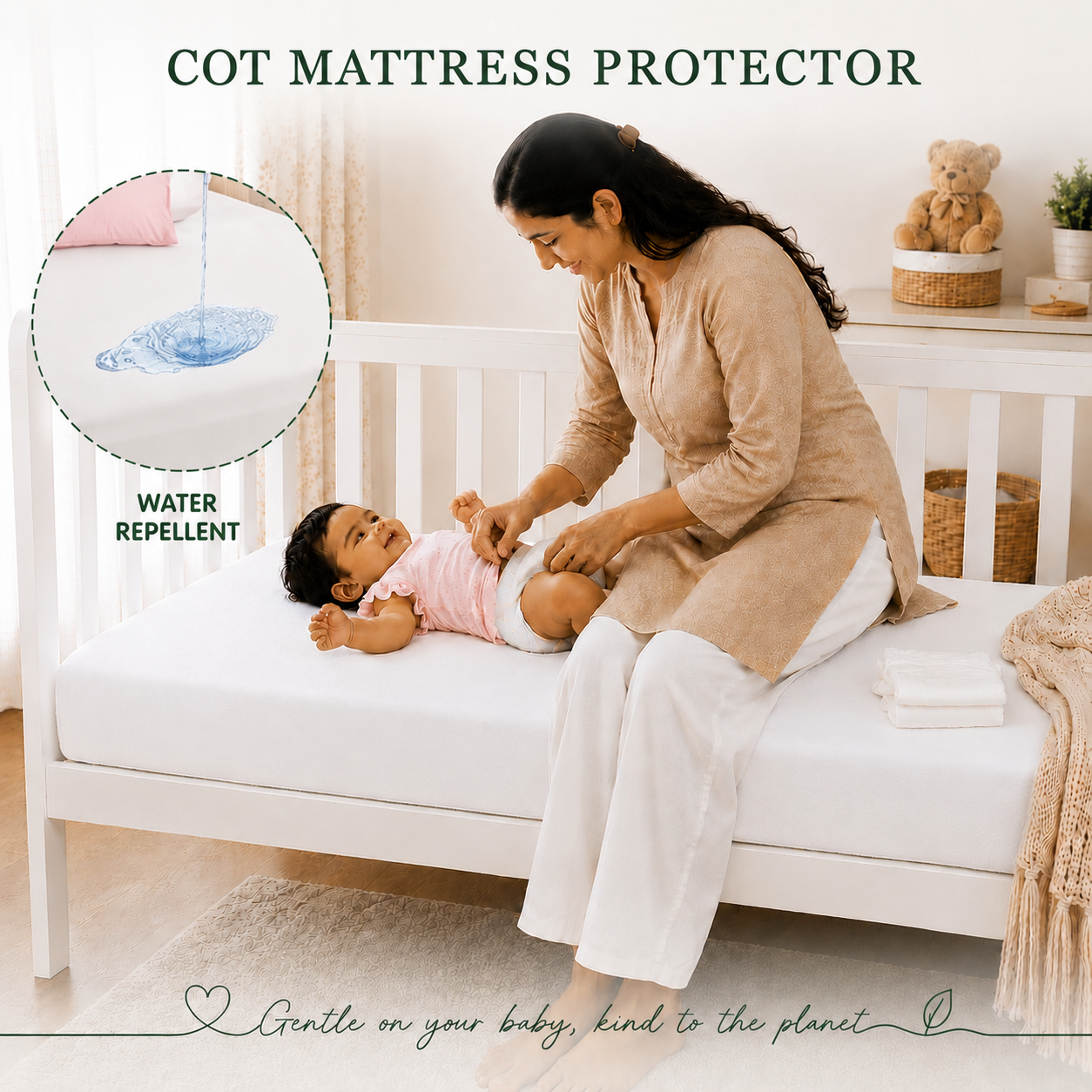 Cot Mattress Protector