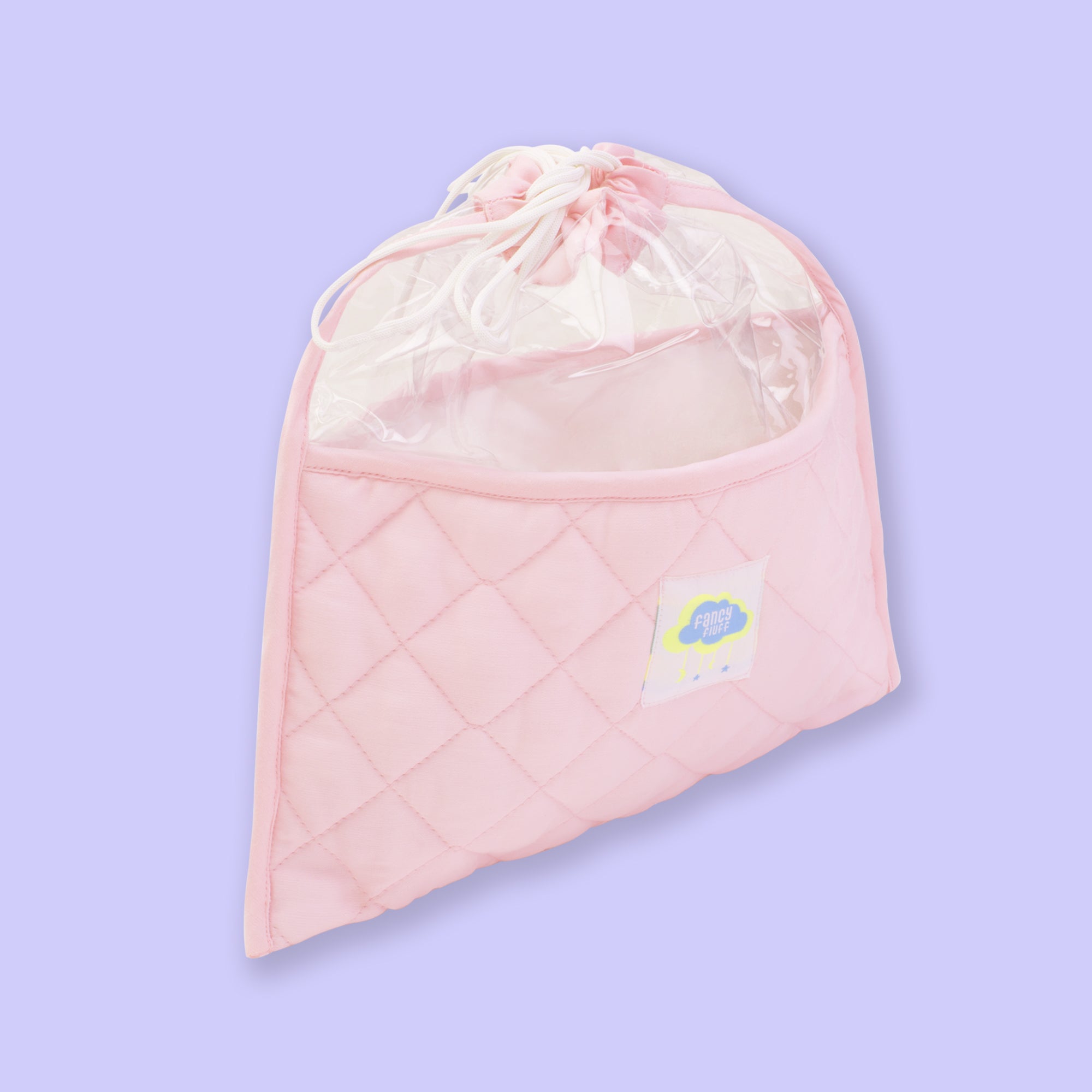 Organic Baby Shoe Bag - Pink