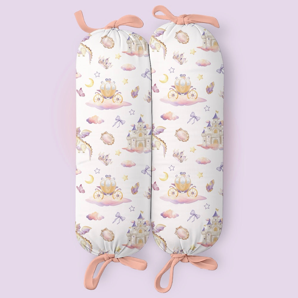 Set of 2 Organic Bolsters - Princess