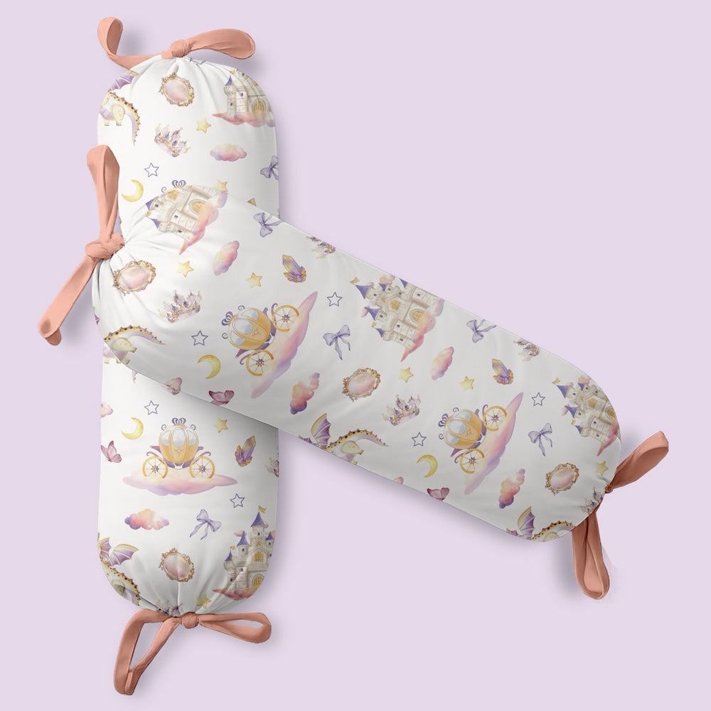 Set of 2 Organic Bolsters - Princess