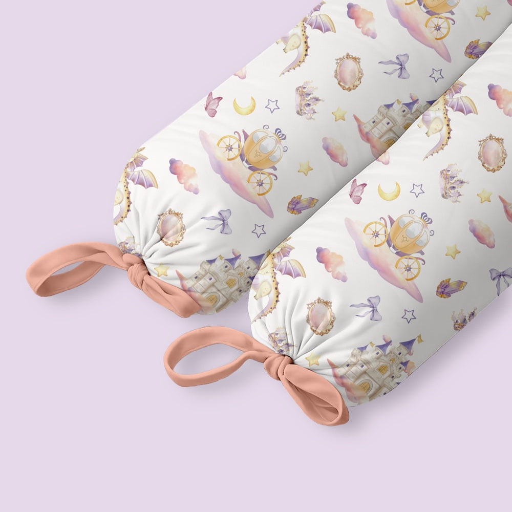 Set of 2 Organic Bolsters - Princess