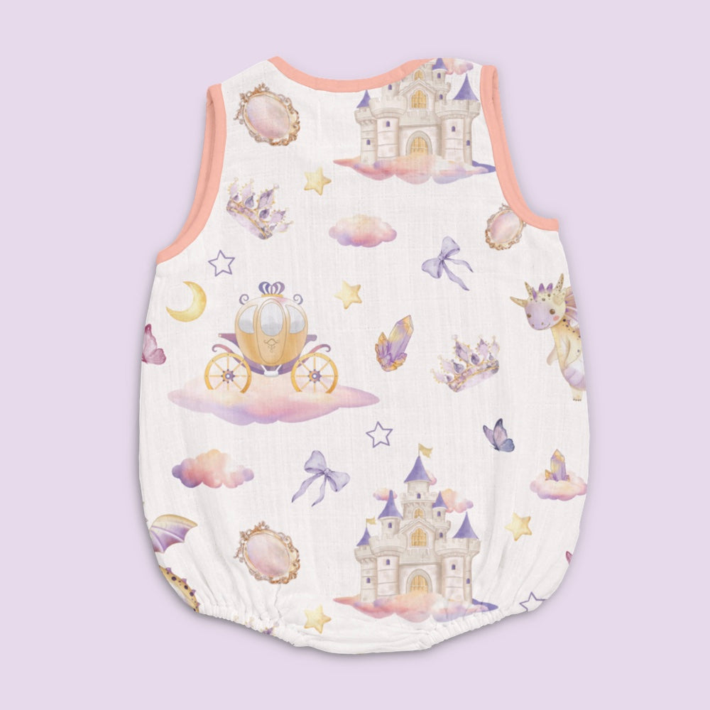 Bamboo Muslin Romper - Princess