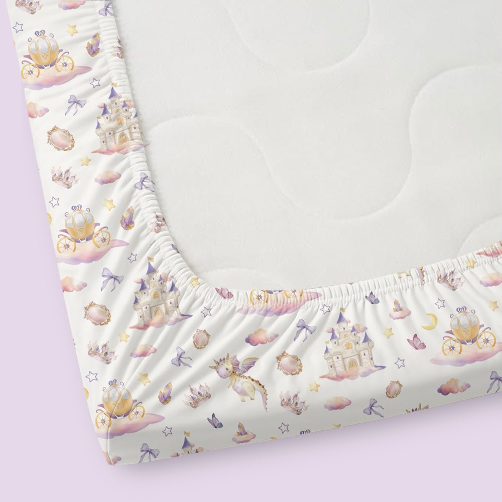 Pack of 2 Organic Fitted Sheet - Princess