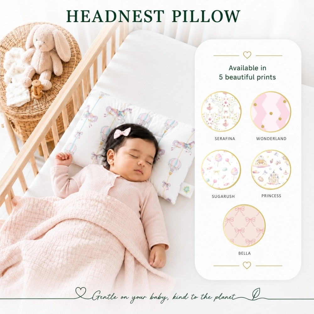 Organic Baby Head Nest - Princess