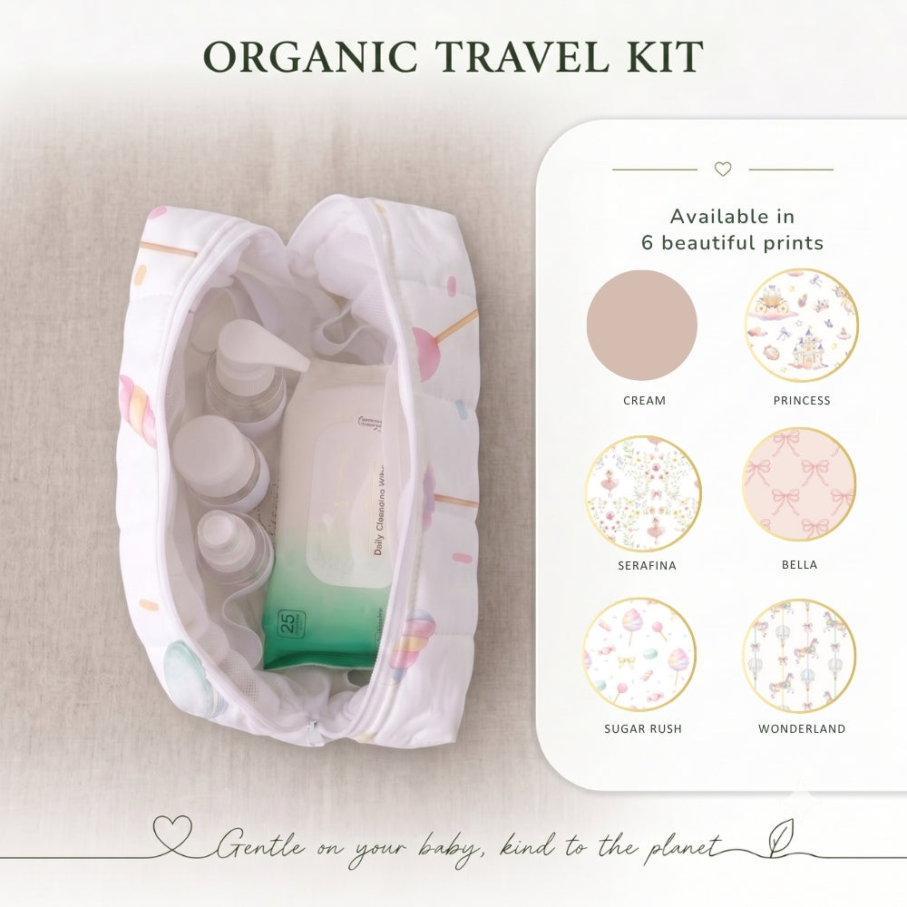 Organic Travel Kit - Cream