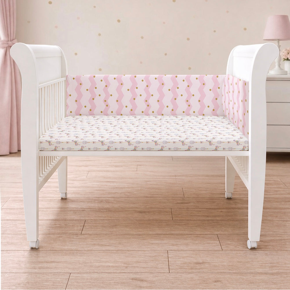 Organic Half Cot Bumper - Sugarcube