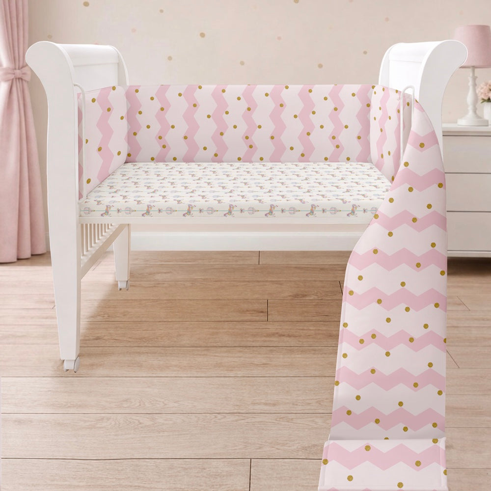 Organic Full Cot Bumper - Sugarcube