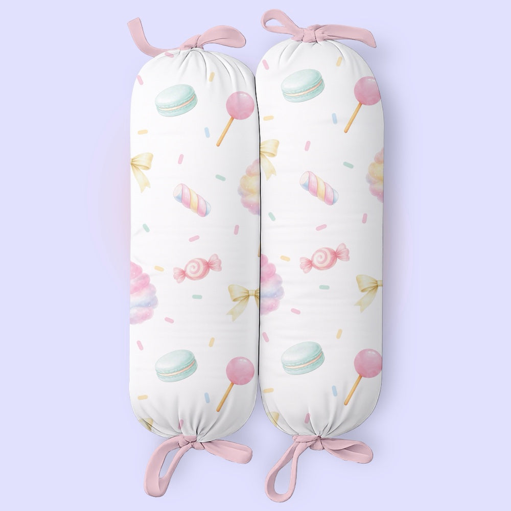 Set of 2 Organic Bolsters - Sugar Rush