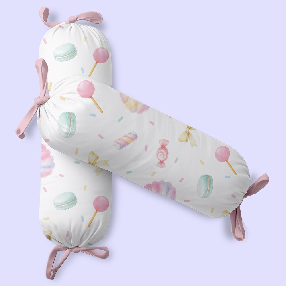 Set of 2 Organic Bolsters - Sugar Rush