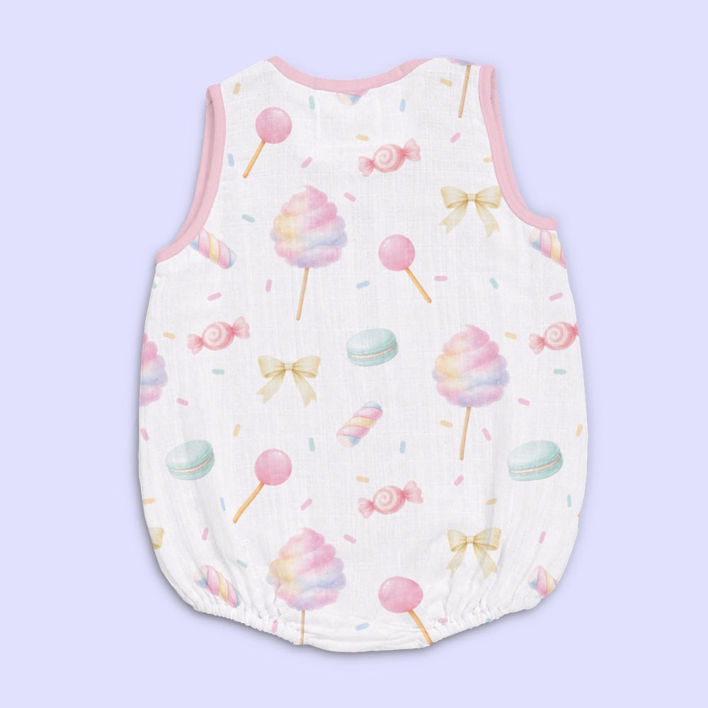 Bamboo Muslin Romper - Sugar Rush