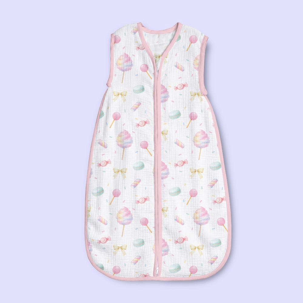 Bamboo Muslin Sleeping Bag - Sugar Rush