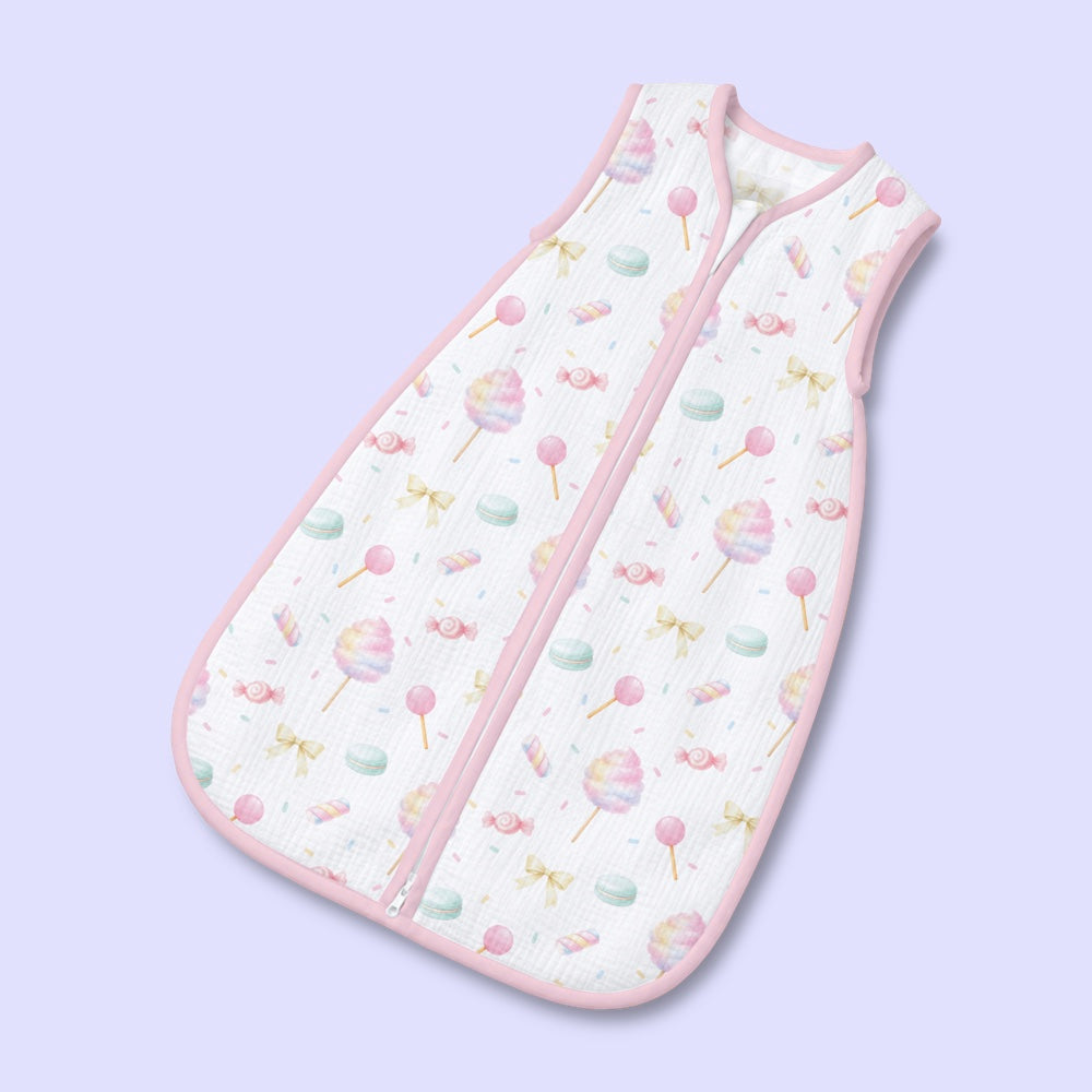 Bamboo Muslin Sleeping Bag - Sugar Rush