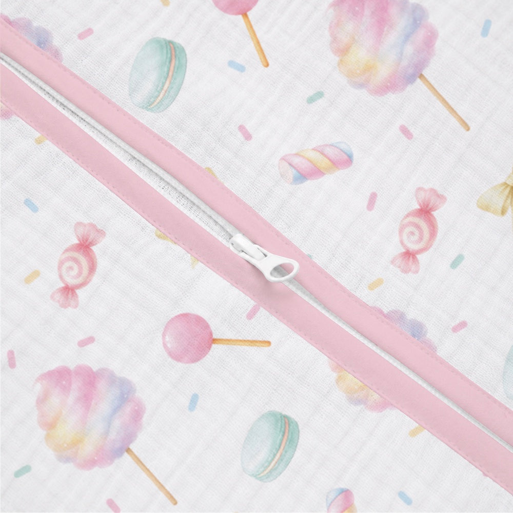 Bamboo Muslin Sleeping Bag - Sugar Rush