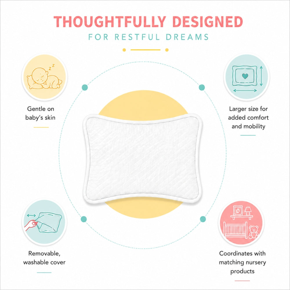 Organic Baby Pillow - Sugar Rush