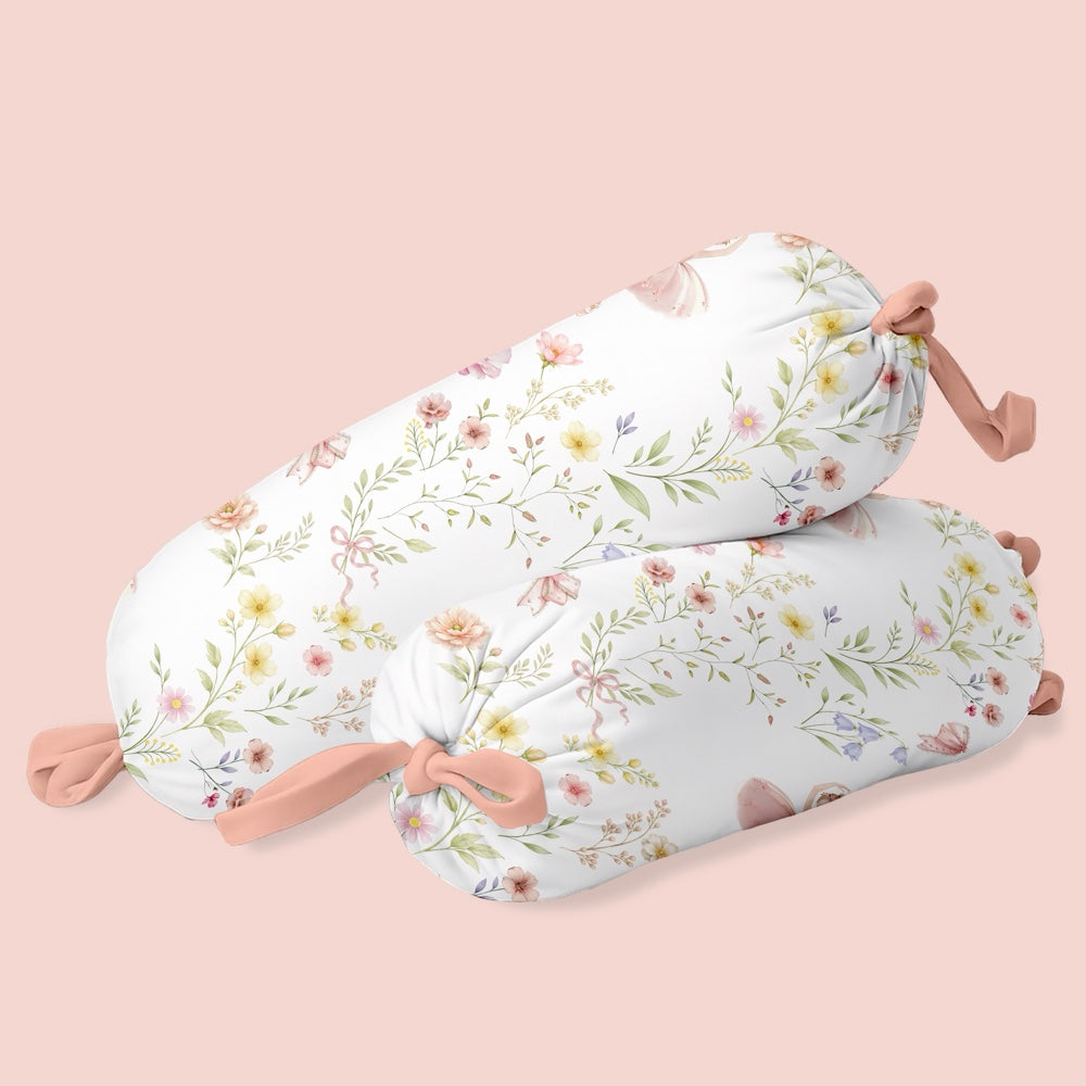 Set of 2 Organic Bolsters - Serafina