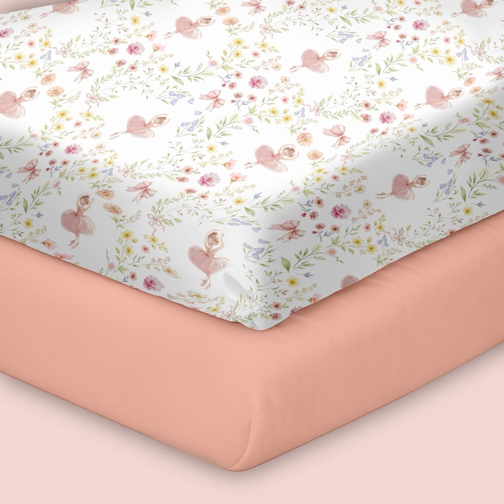 Pack of 2 Organic Fitted Sheet - Serafina