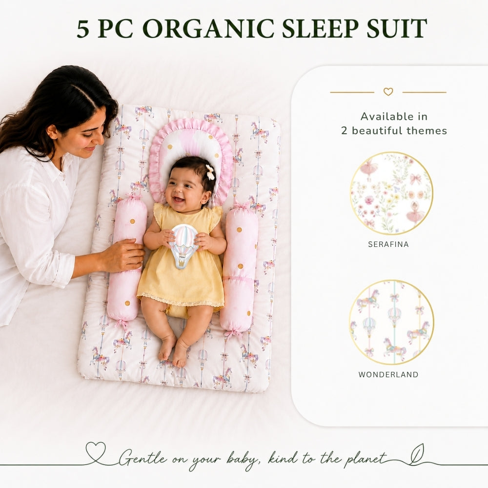 5 Pc Organic Sleep Suite - Serafina