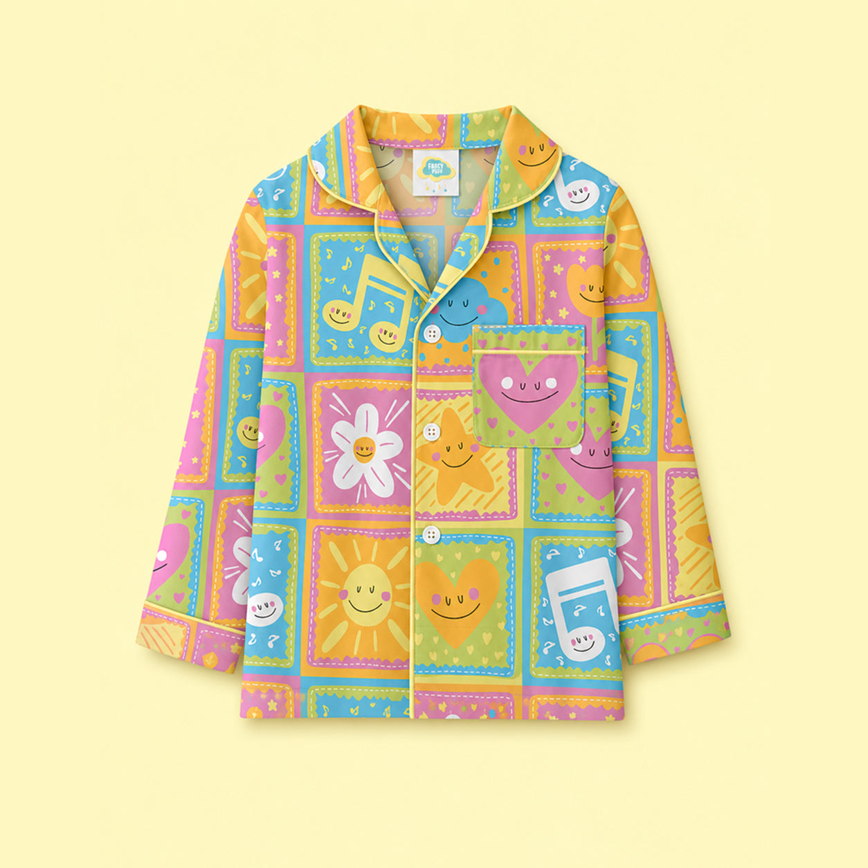 Pure Cotton Night Suit - Sweet melody