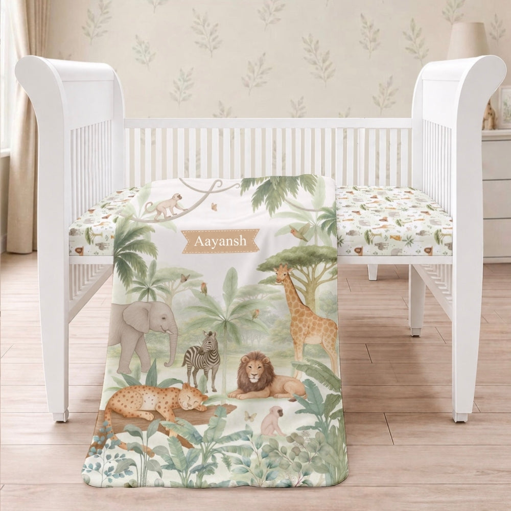 Organic Toddler Comforter - Savannah