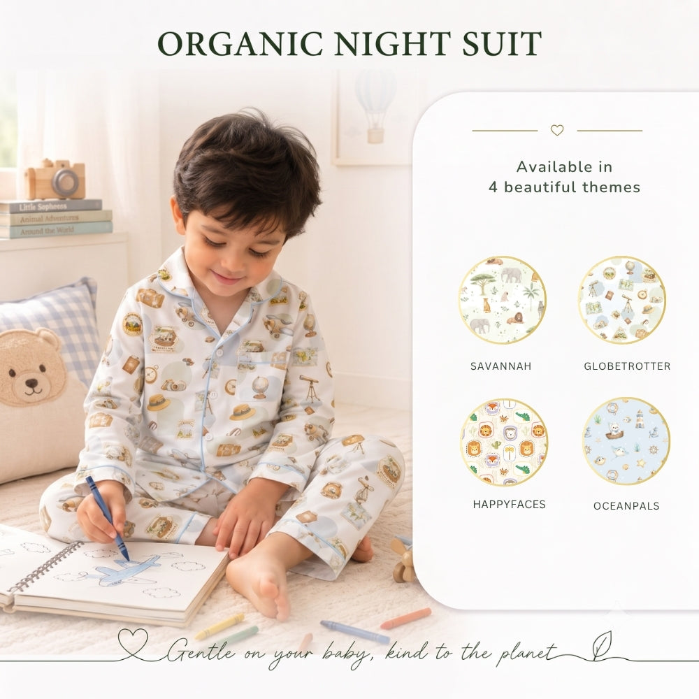 Organic Night Suit - Savannah
