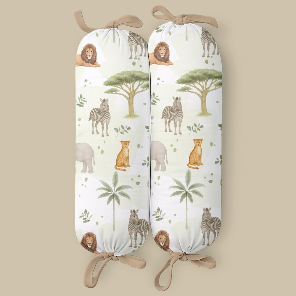 Set of 2 Organic Bolsters - Savannah
