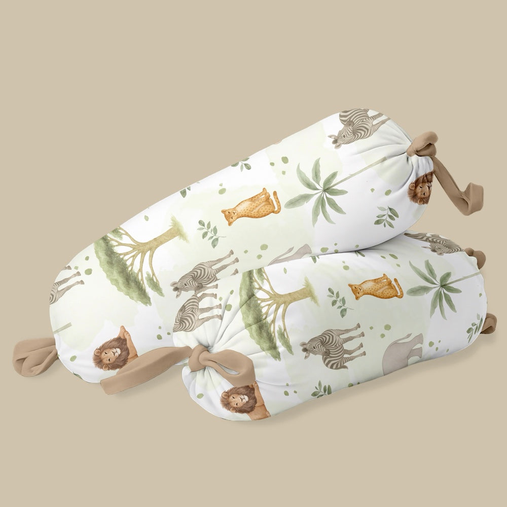 Set of 2 Organic Bolsters - Savannah