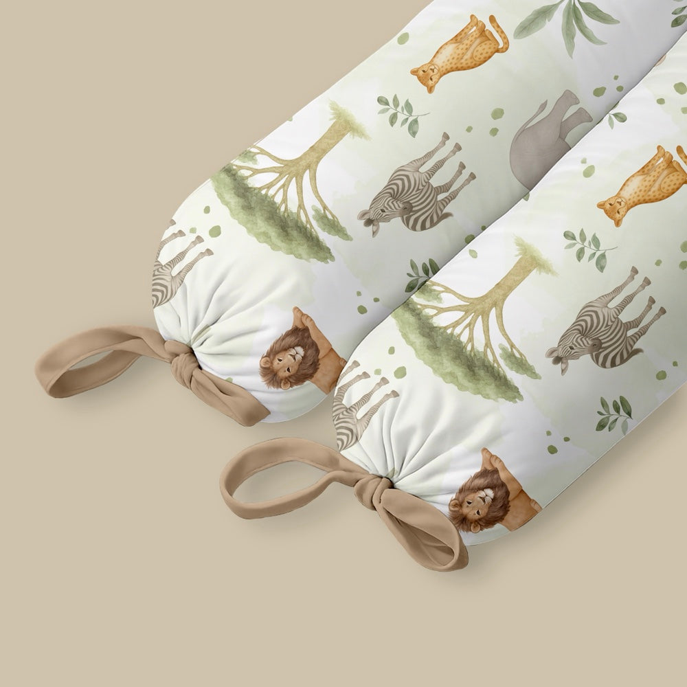 Set of 2 Organic Bolsters - Savannah