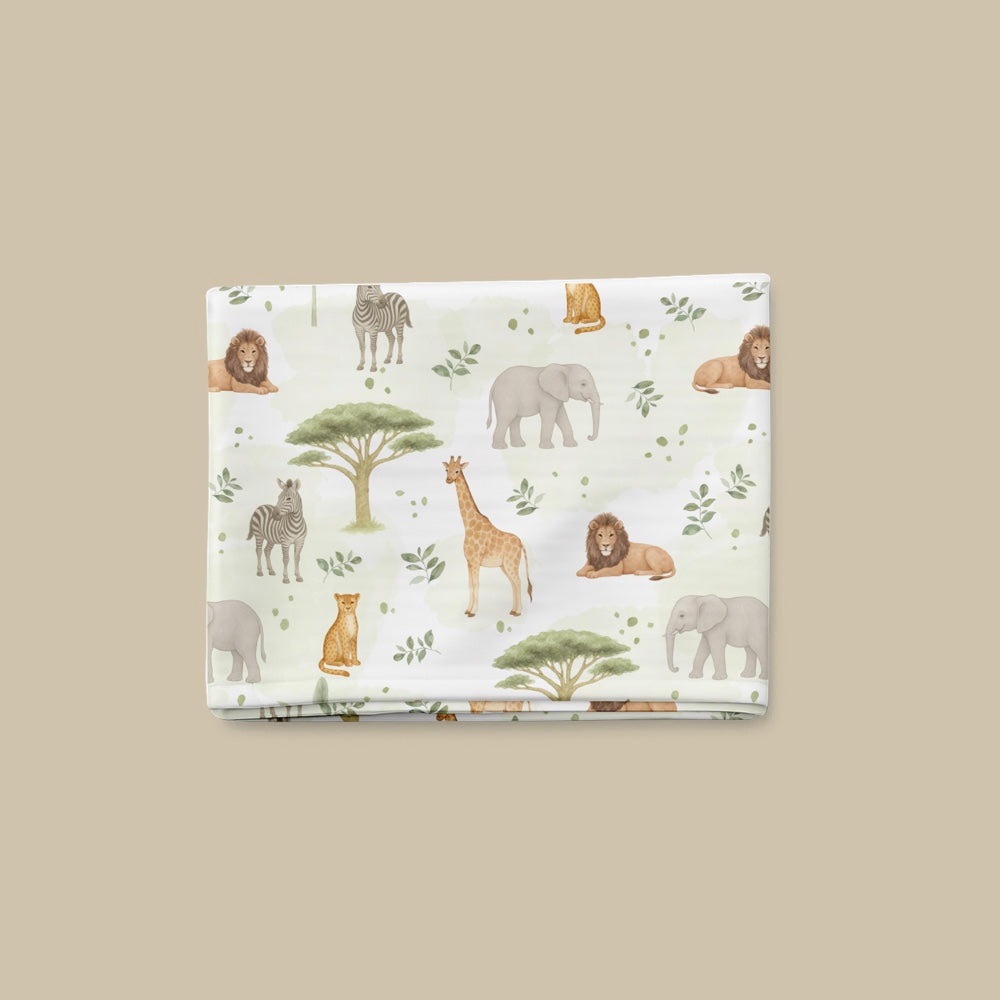 Organic Cot Bedsheet- Savannah