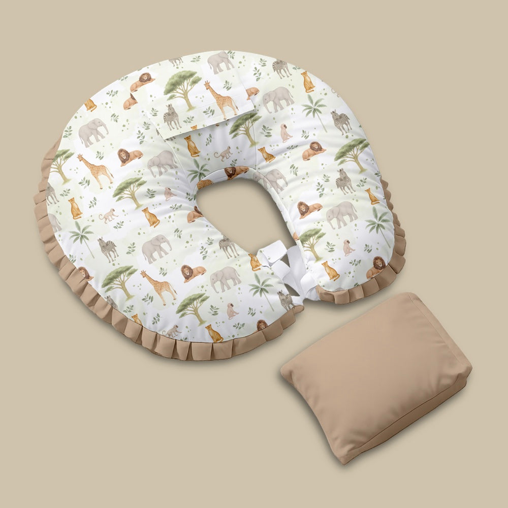 Organic Feeding Pillow + Support Pillow - Savannah