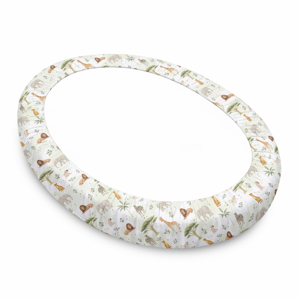 Organic Fitted Sheet - Stokke Sleepi Bed Mini - Savannah