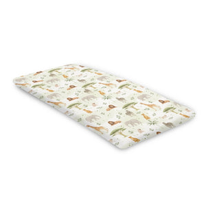 Organic Snuz Pod 5 Fitted Sheet - Savannah