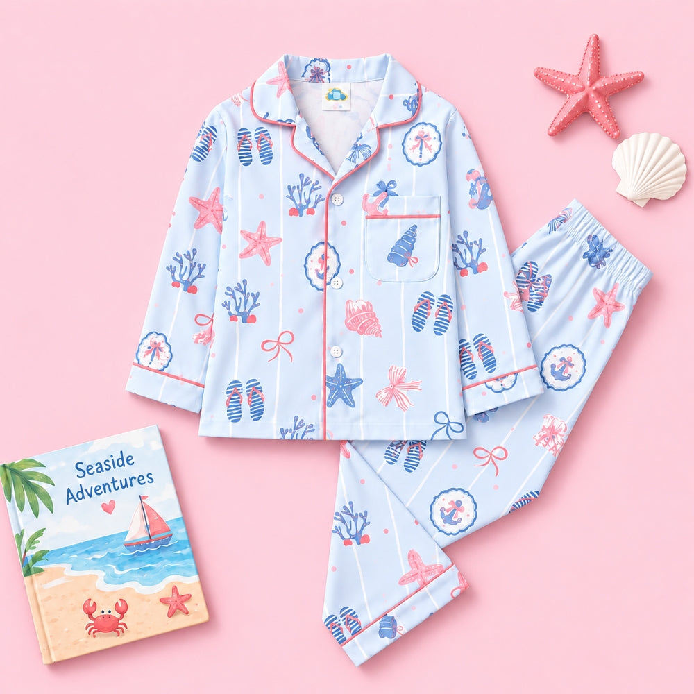Pure Cotton Night Suit - Vacay Mode