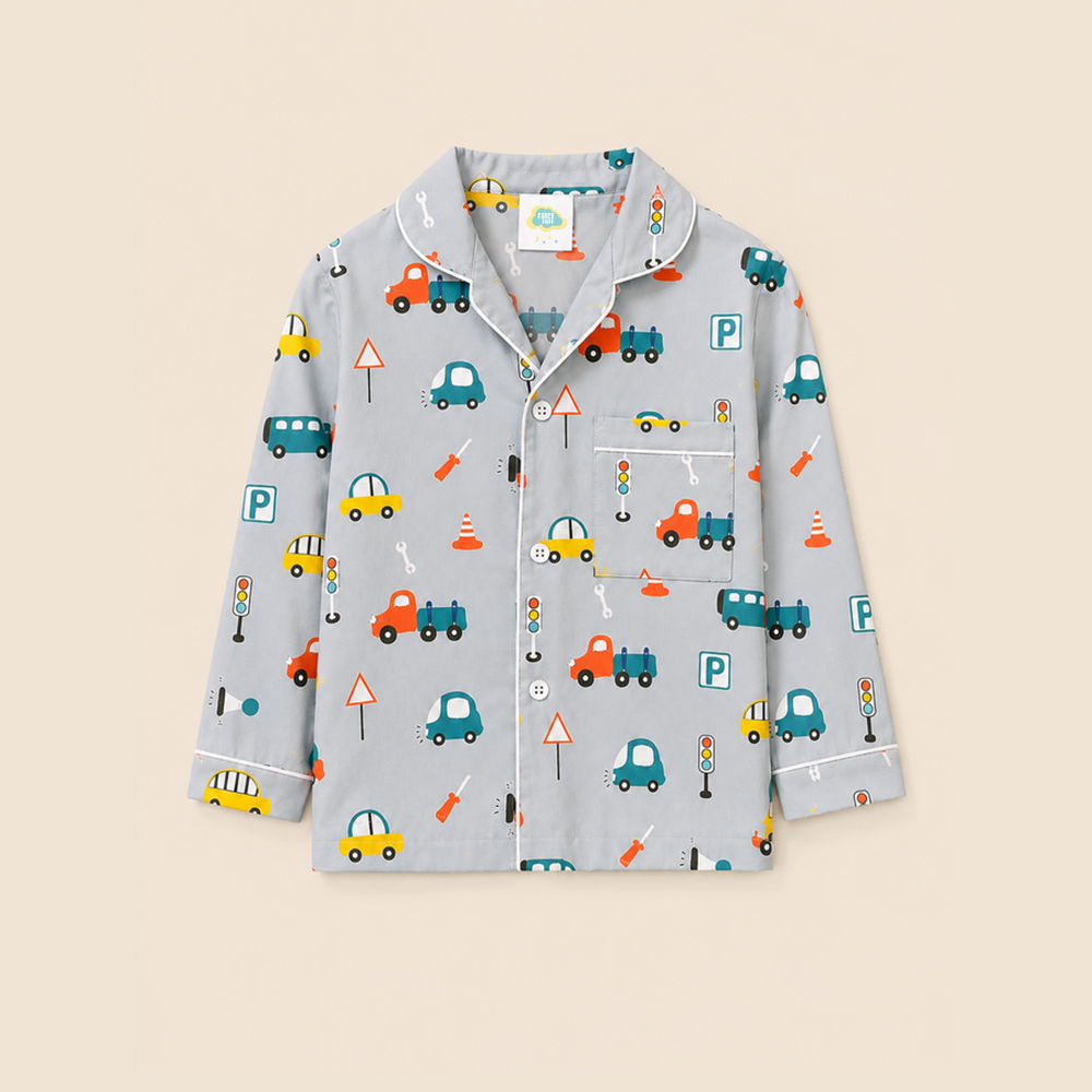 Pure Cotton Night Suit - Vroom
