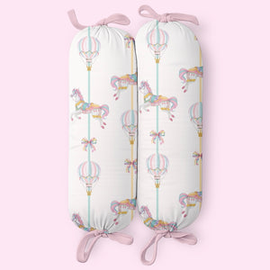 Set of 2 Organic Bolsters - Wonderland