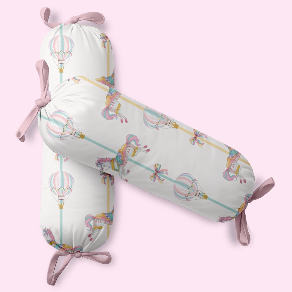 Set of 2 Organic Bolsters - Wonderland