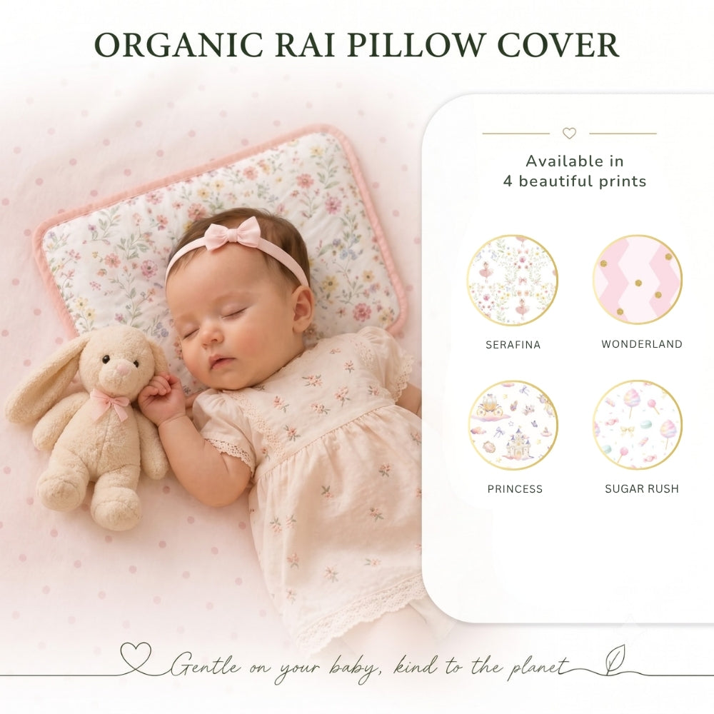 Set of 2 Organic Rai Pillow Cover - Wonderland