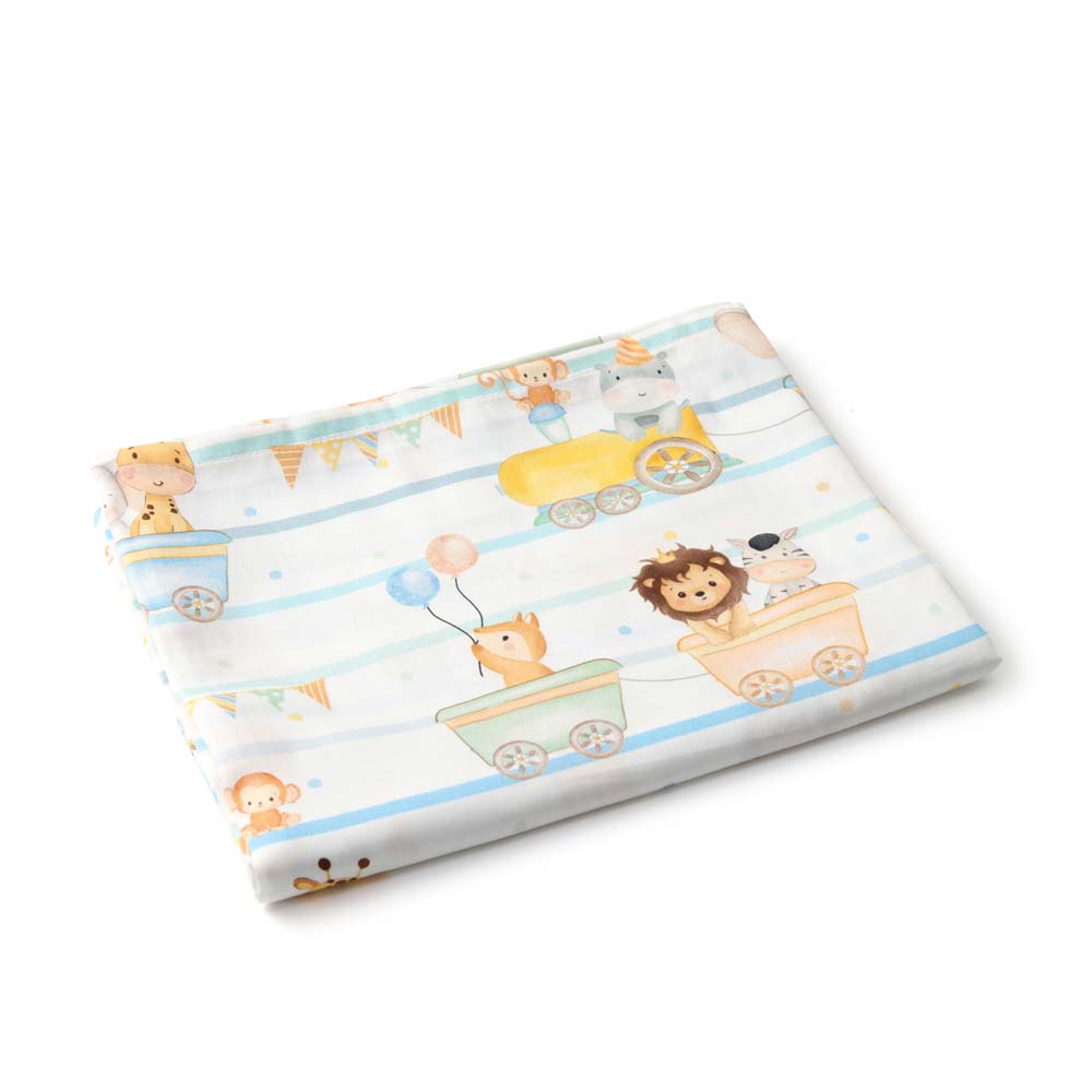 Organic Cot Bedsheet - Joy Ride