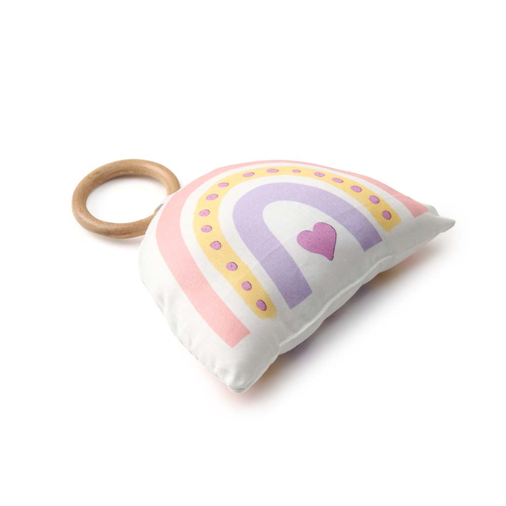 Organic Shape Cushion - Rainbow Dreams