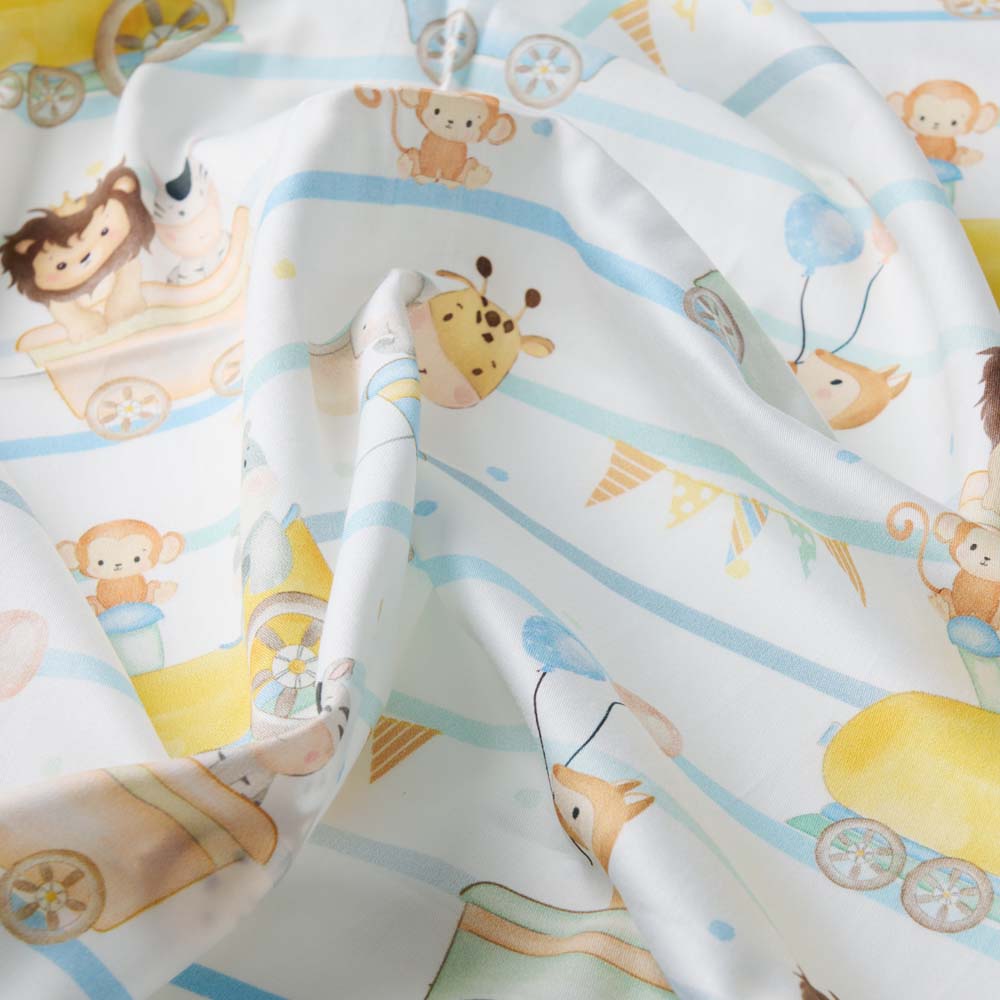 Organic Cot Bedsheet - Joy Ride