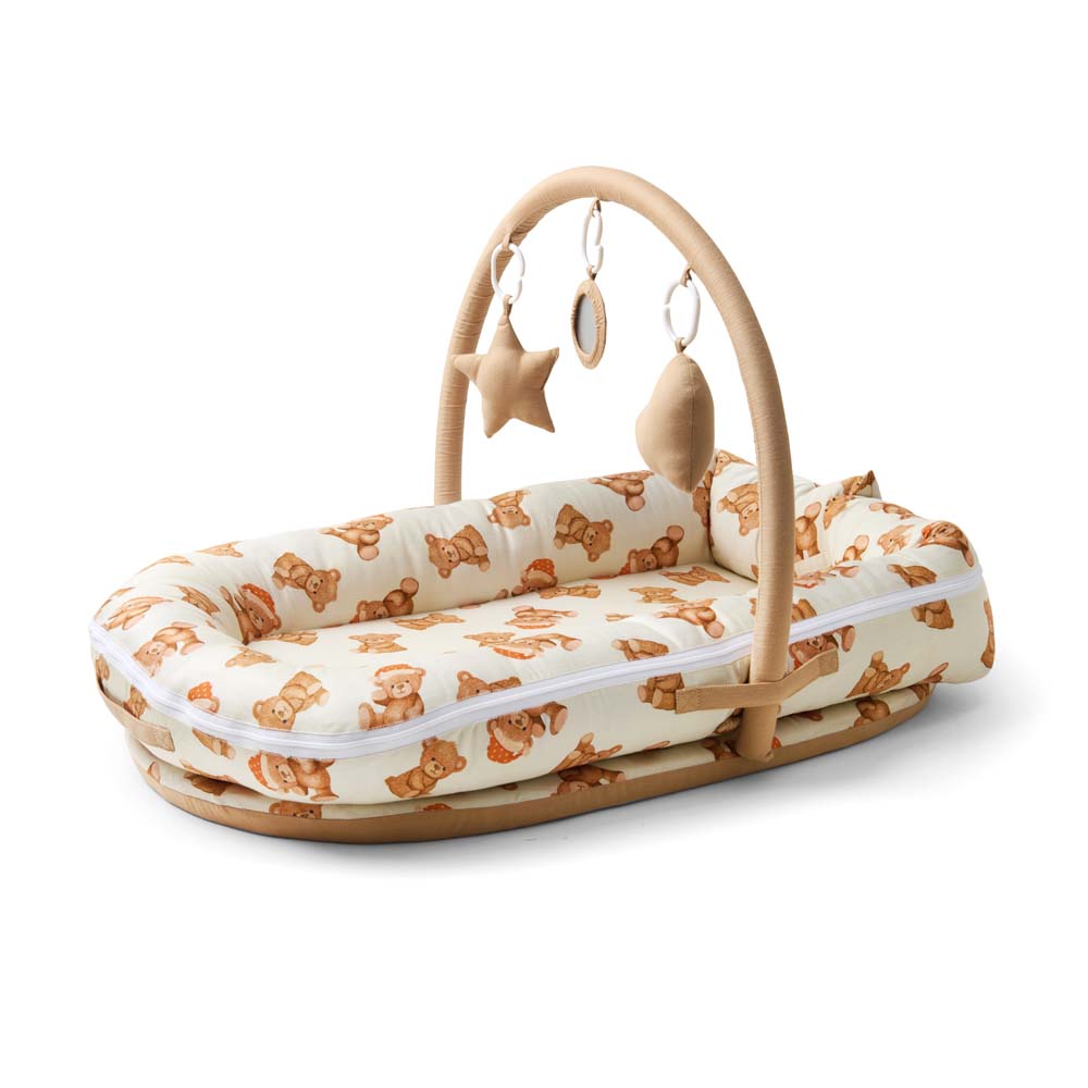 Organic Baby Cocoon Play Gym - Cuddle Bear