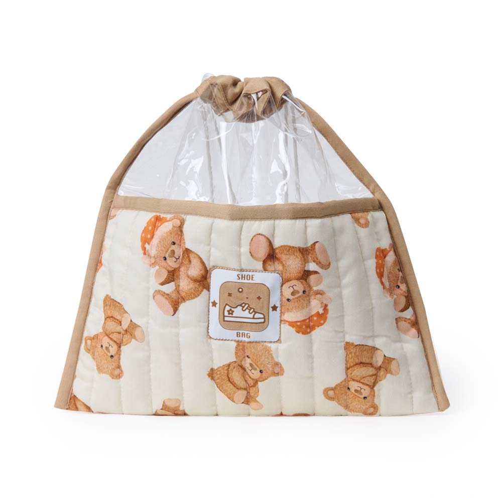 Organic Shoe Bag - Cuddle Bear