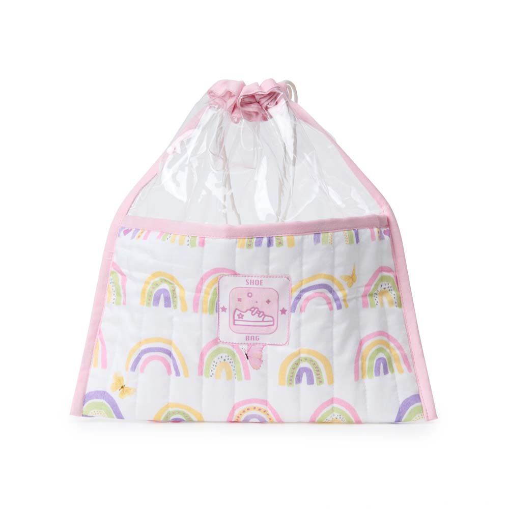 Organic Shoe Bag - Rainbow Dreams