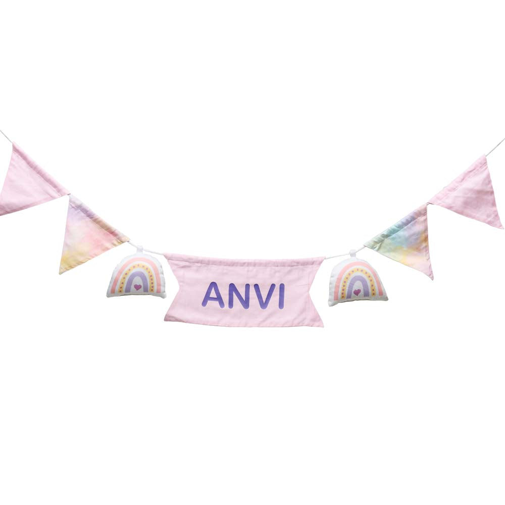 Organic Cotton Bunting - Rainbow Dreams