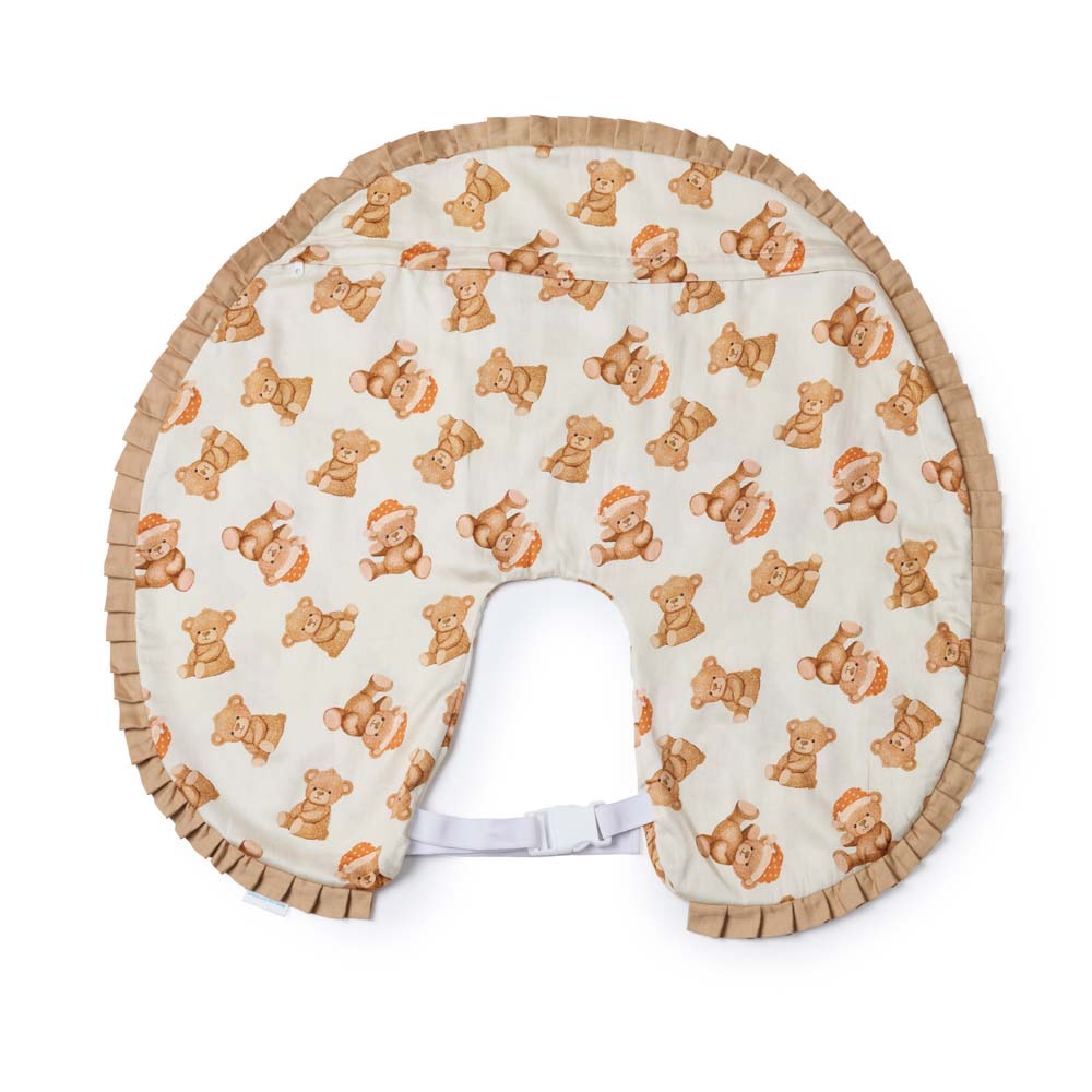 Organic Feeding Pillow Cover - Cuddle Bear