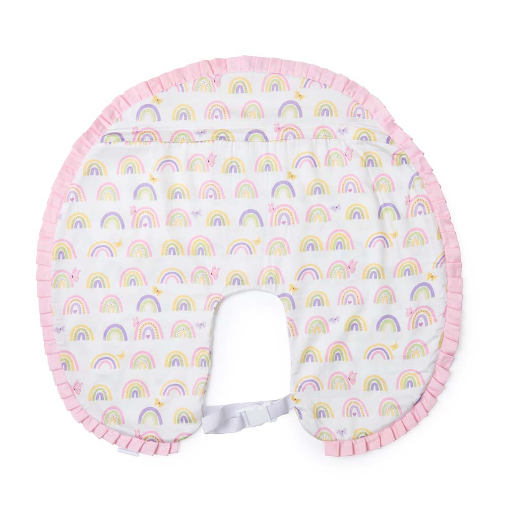 Organic Feeding Pillow Cover - Rainbow Dreams