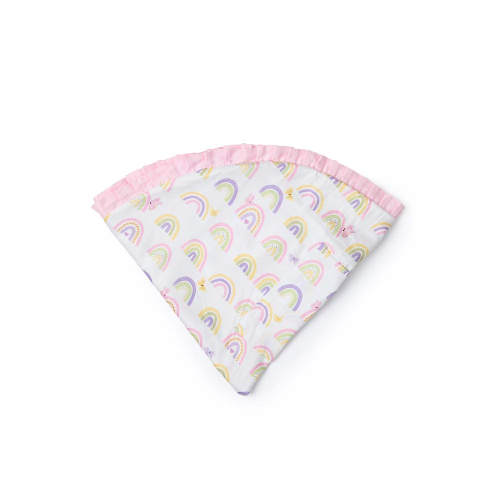 Organic Feeding Pillow Cover - Rainbow Dreams